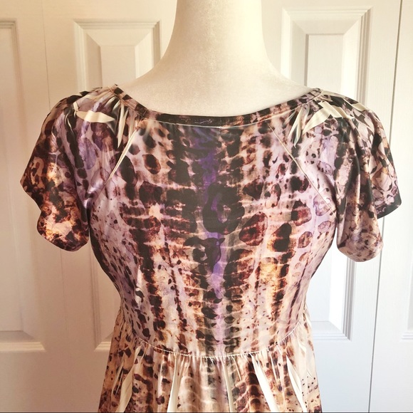 Unity World Wear Tie Dye Animal Print Tunic Top MP - Picture 12 of 13